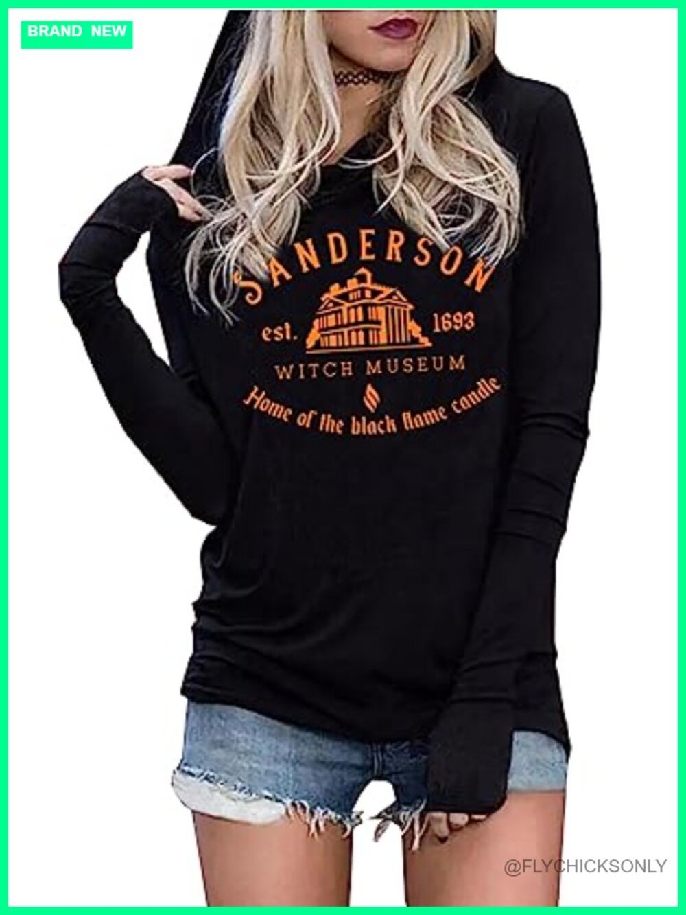 Sanderson Sisters Hocus Pocus Halloween Long Sleeve Pullover Hoodie